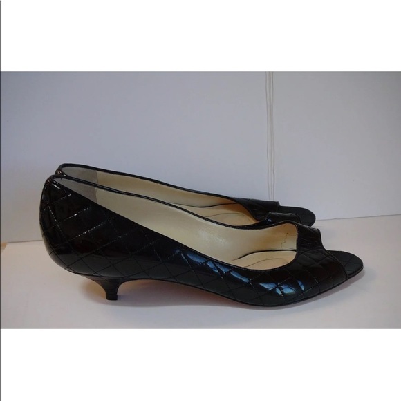 Brian Atwood Patent Kitten Heels new in box